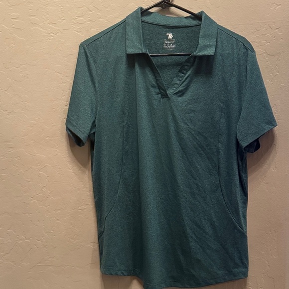 trr Tops - Stylish Teal Women's Polo Shirt / R17